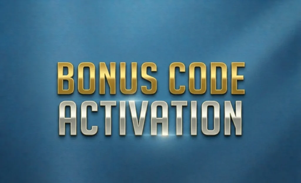 Bonus Code Activation