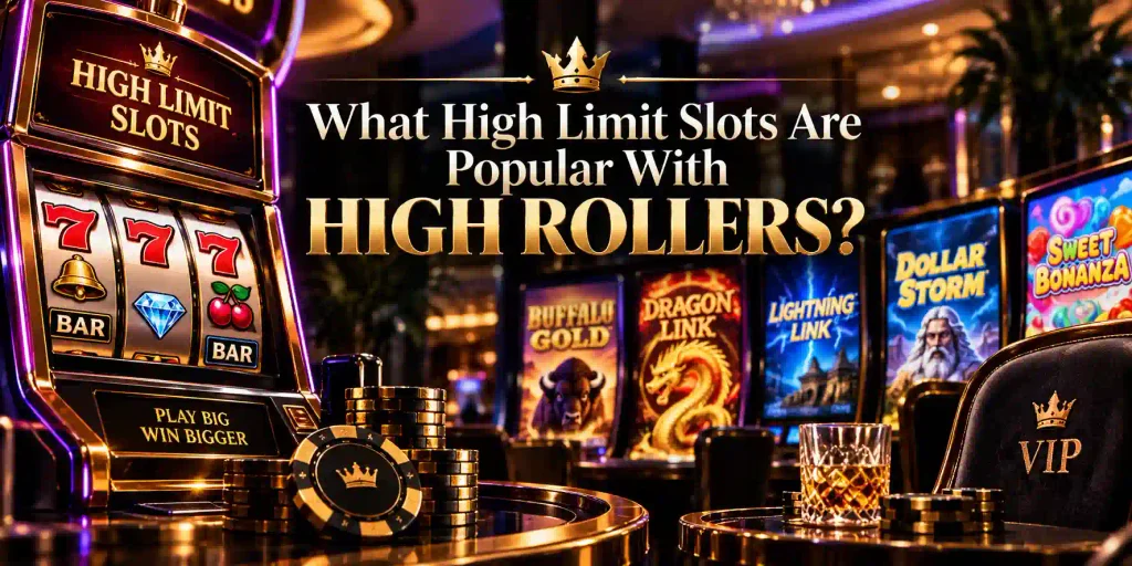 What High Limit Slots Are Popular With High Rollers